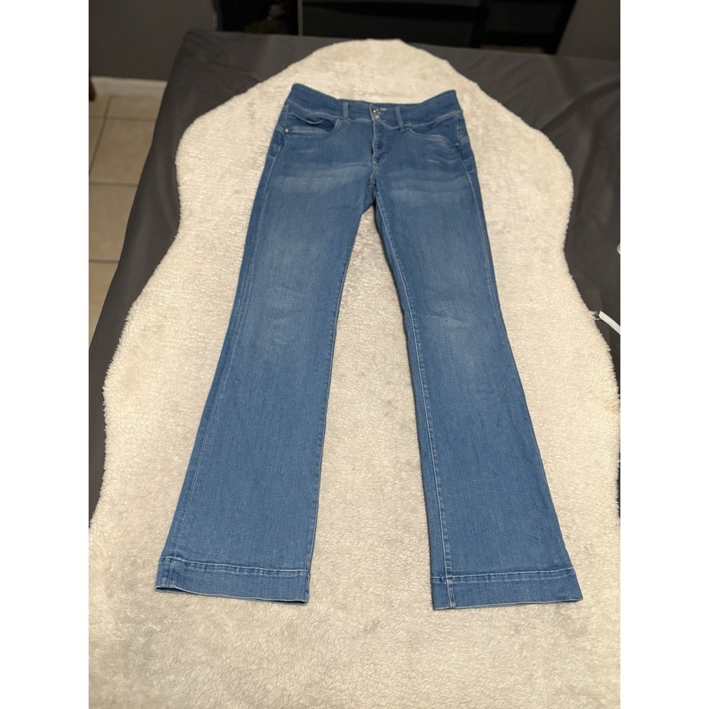 Salsa Jeans Secret Bootcut Women's Blue Denim Jeans Size 33x32 Pants Stretch